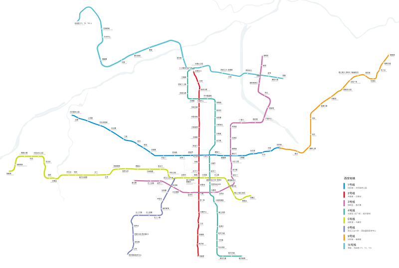 File:Xi'an Metro Linemap.svg
