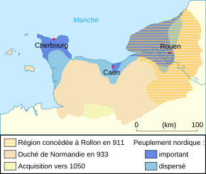 诺曼底公国的扩张，911－1050年