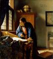 《地理学家》，Johannes Vermeer绘制