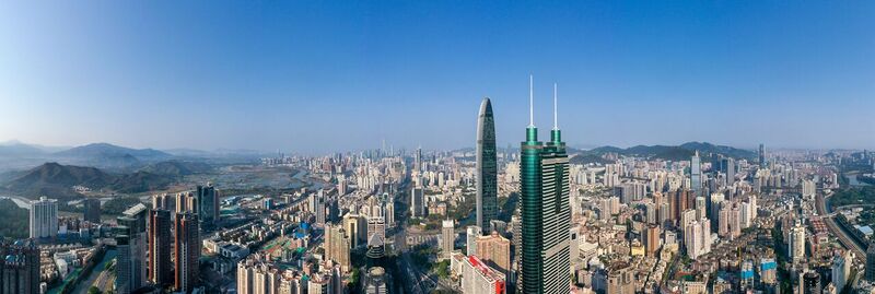 File:The west panorama of Shenzhen2021.jpg