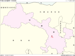 中国分省地图——甘肃省.svg
