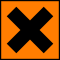 Hazard symbol: harmful