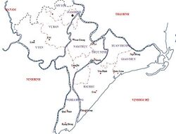美禄县在南定省的位置
