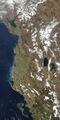 阿尔巴尼亚卫星照片