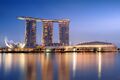 新加坡滨海湾的金沙酒店